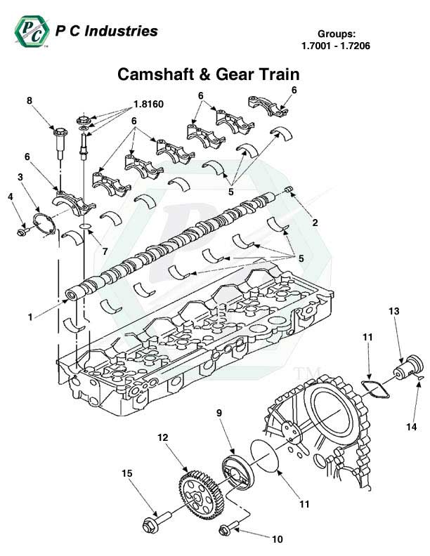Camshaft & Gear Train Series 60 Detroit Diesel Engines Catalog Page 52